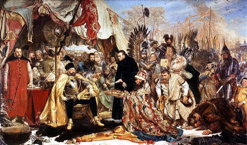 Jan Matejko Stephen Bathory at Pskov . Germany oil painting art